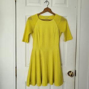 Lemon yellow Gianni Bini mini dress!